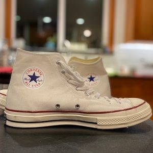 White high top converse men’s 11